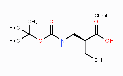 CAS No. 1217827-64-9, (S)-2-(tert-Butoxycarbonylamino-methyl)-butyric acid