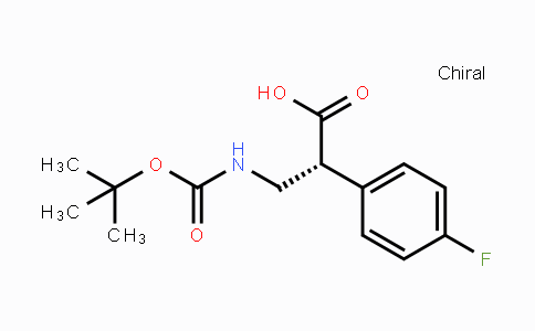 CAS No. 1280787-04-3, (R)-3-tert-Butoxycarbonylamino-2-(4-fluoro-phenyl)-propionic acid