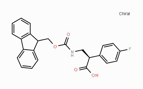 CAS No. 1280787-12-3, (R)-3-(9H-Fluoren-9-ylmethoxycarbonylamino)-2-(4-fluoro-phenyl)-propionic acid