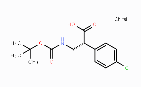 CAS No. 1280787-05-4, (R)-3-tert-Butoxycarbonylamino-2-(4-chloro-phenyl)-propionic acid