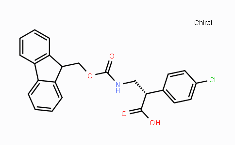 CAS No. 1280787-11-2, (S)-3-(9H-Fluoren-9-ylmethoxycarbonylamino)-2-(4-chloro-phenyl)-propionic acid