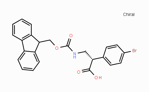 CAS No. 1442114-43-3, (S)-3-(9H-Fluoren-9-ylmethoxycarbonylamino)-2-(4-bromo-phenyl)-propionic acid