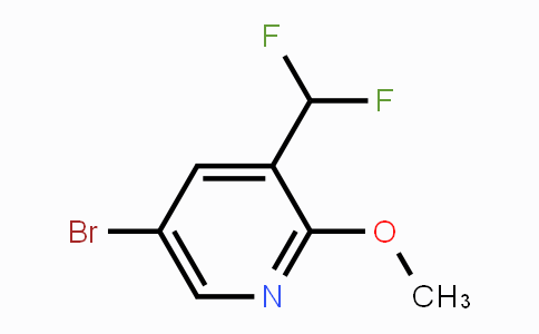 CAS No. 1254123-51-7, 5-Bromo-3-(difluoromethyl)-2-methoxypyridine