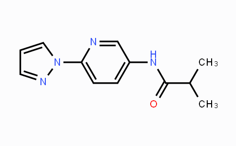 CAS No. 1135148-35-4, 2-Methyl-N-[6-(1H-pyrazol-1-yl)pyridin-3-yl]propanamide