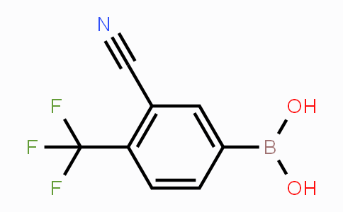 CAS No. 2016766-76-8, [3-Cyano-4-(trifluoromethyl)phenyl]boronic acid