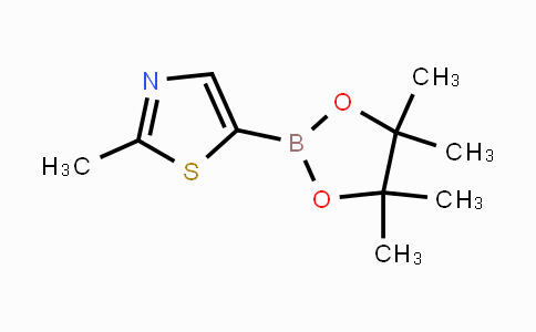 CAS No. 1218791-01-5, 5-(4,4,5,5-Tetramethyl-1,3,2-dioxaborolan-2-yl)-2-methyl-1,3-thiazole