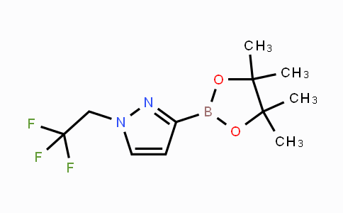 3-(4,4,5,5-Tetramethyl-[1,3,2]dioxaborolan-2-yl)-1-(2,2,2-trifluoroethyl)-1H-pyrazole