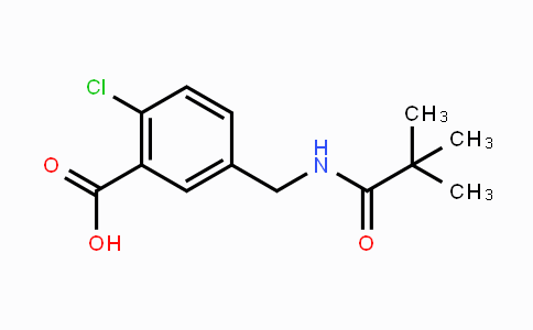 CAS No. 1294496-58-4, 2-Chloro-5-[(2,2-dimethylpropanoylamino)-methyl]benzoic acid