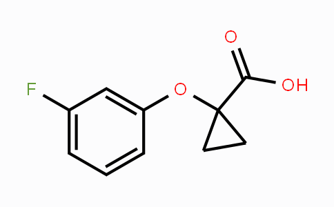 CAS No. 1694260-15-5, 1-(3-Fluorophenoxy)cyclopropanecarboxylic acid