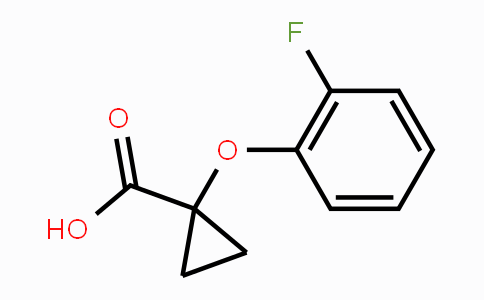 CAS No. 1399659-67-6, 1-(2-Fluorophenoxy)cyclopropanecarboxylic acid