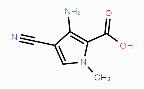 CAS No. 923255-40-7, 3-Amino-4-cyano-1-methyl-1H-pyrrole-2-carboxylic acid