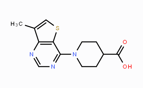 CAS No. 681428-54-6, 1-(7-Methylthieno[3,2-d]pyrimidin-4-yl)piperidine-4-carboxylic acid