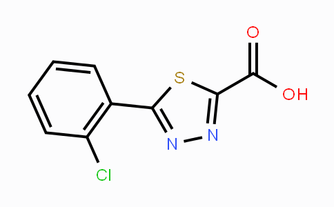 CAS No. 1388052-84-3, 5-(2-Chlorophenyl)-1,3,4-thiadiazole-2-carboxylic acid