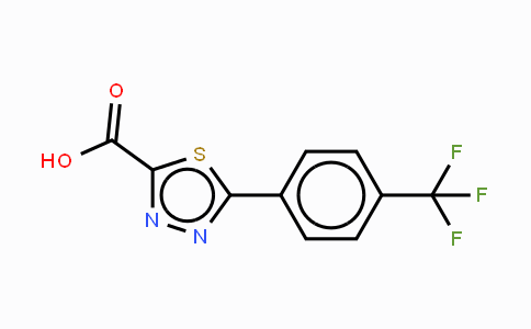 CAS No. 1388071-34-8, 5-(4-Triflluoromethylphenyl)-1,3,4-thiadiazole-2-carboxylic acid