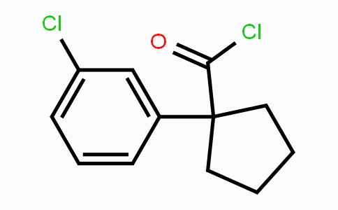 CAS No. 143328-26-1, 1-(3-Chlorophenyl)cyclopentanecarbonyl chloride