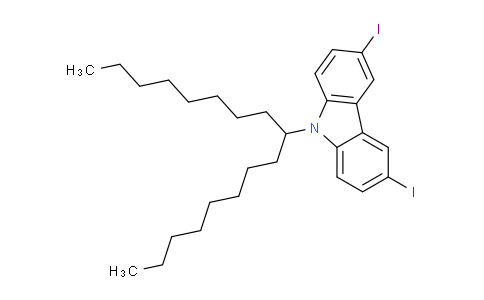 2845127-83-3 | 9-(十七烷-9-基)-3,6-二碘-9H-咔唑