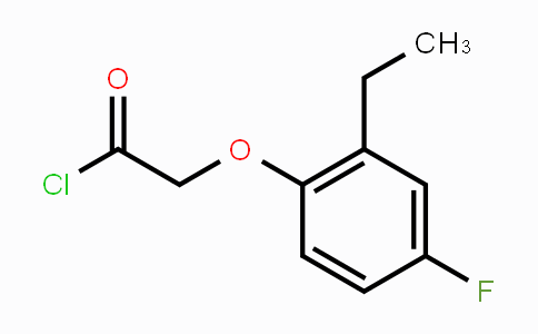 CAS No. 1987321-02-7, 2-(2-Ethyl-4-fluorophenoxy)acetyl chloride
