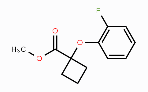 CAS No. 1993324-17-6, Methyl 1-(2-fluorophenoxy)cyclobutanecarboxylate