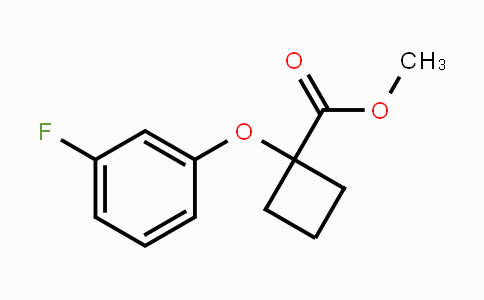 CAS No. 1986907-75-8, Methyl 1-(3-fluorophenoxy)cyclobutanecarboxylate
