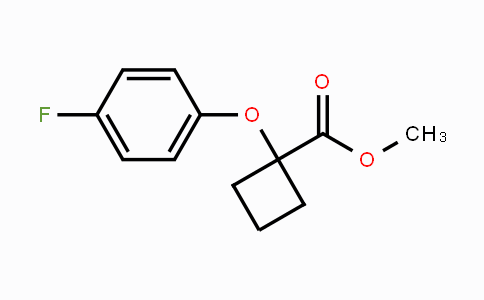 CAS No. 1924165-81-0, Methyl 1-(4-fluorophenoxy)cyclobutanecarboxylate
