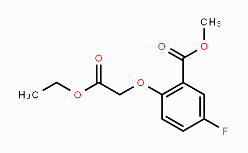 CAS No. 796851-83-7, Methyl 2-(2-ethoxy-2-oxoethoxy)-5-fluorobenzoate