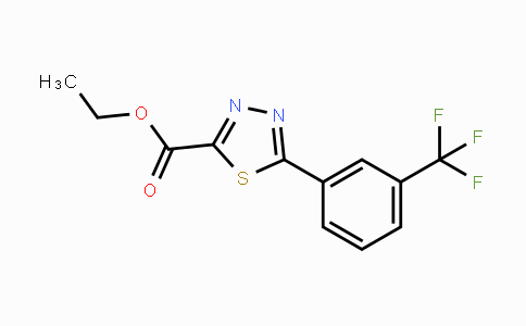 CAS No. 1986908-21-7, Ethyl 5-(3-triflluoromethylphenyl)-1,3,4-thiadiazole-2-carboxylate