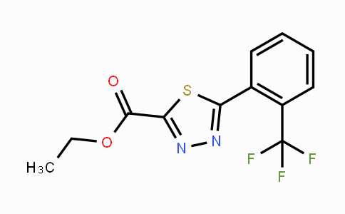 CAS No. 1924322-02-0, Ethyl 5-(2-triflluoromethylphenyl)-1,3,4-thiadiazole-2-carboxylate