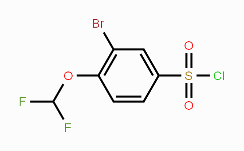 CAS No. 1550696-74-6, 3-Bromo-4-(difluoromethoxy)benzene-1-sulfonyl chloride