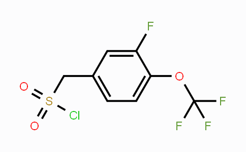CAS No. 1987007-00-0, [3-Fluoro-(4-trifluoromethoxy)phenyl]-methanesulfonyl chloride