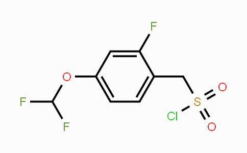 CAS No. 1987007-08-8, [2-Fluoro-(4-difluoromethoxy)phenyl]-methanesulfonyl chloride