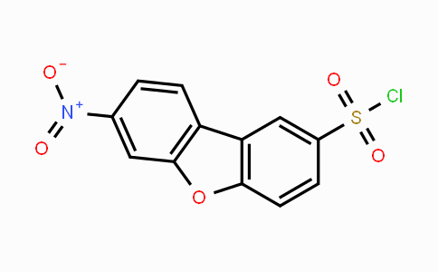 CAS No. 98045-13-7, 7-Nitrodibenzofuran-2-sulfonyl chloride
