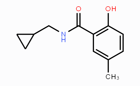 CAS No. 1019405-20-9, N-(Cyclopropylmethyl)-2-hydroxy-5-methylbenzamide