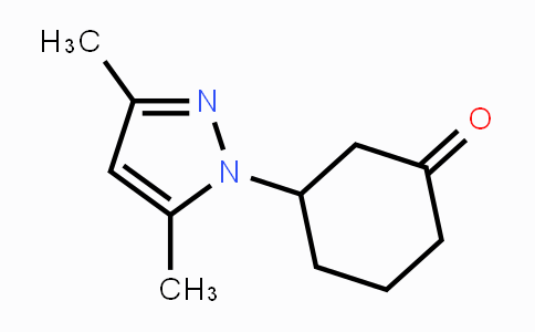 CAS No. 1513184-34-3, 3-(3,5-Dimethyl-1H-pyrazol-1-yl)cyclohexan-1-one