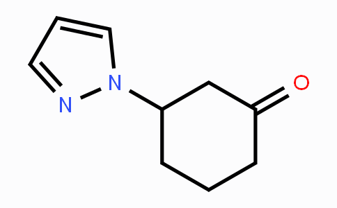 CAS No. 933795-55-2, 3-(1H-Pyrazol-1-yl)cyclohexan-1-one