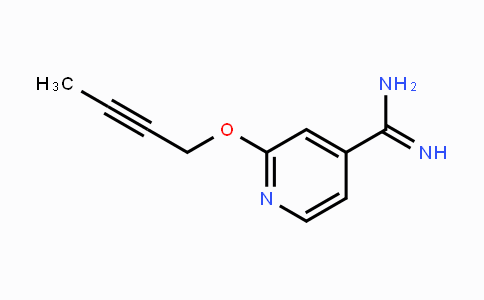 CAS No. 1924322-09-7, 2-(But-2-ynyloxy)pyridine-4-carboximidamide