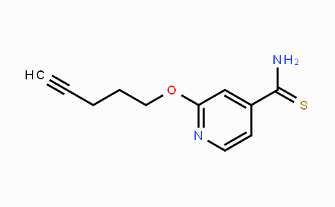 CAS No. 1924322-15-5, 2-(Pent-4-ynyloxy)pyridine-4-carbothioamide
