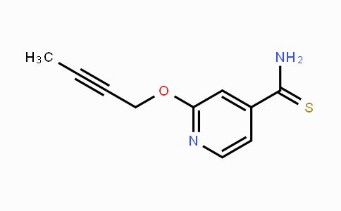 CAS No. 1924322-17-7, 2-(But-2-ynyloxy)pyridine-4-carbothioamide