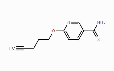 CAS No. 1984149-25-8, 6-(Pent-4-ynyloxy)pyridine-3-carbothioamide