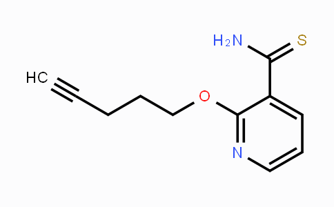 CAS No. 1984149-32-7, 2-(Pent-4-ynyloxy)pyridine-3-carbothioamide