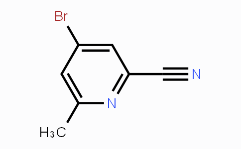 CAS No. 886372-53-8, 4-Bromo-6-methylpicolinonitrile