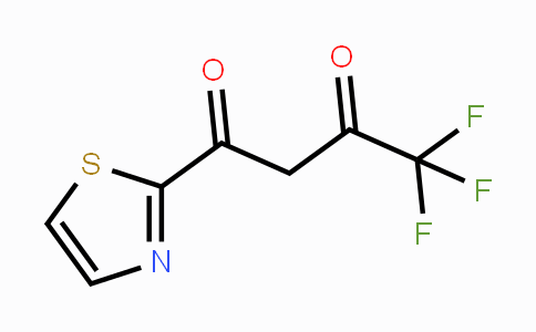 CAS No. 306935-40-0, 4,4,4-Trifluoro-1-(1,3-thiazol-2-yl)butane-1,3-dione