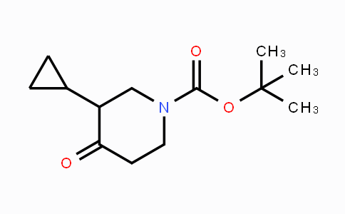 CAS No. 1425336-34-0, tert-Butyl 3-cyclopropyl-4-oxopiperidine-1-carboxylate