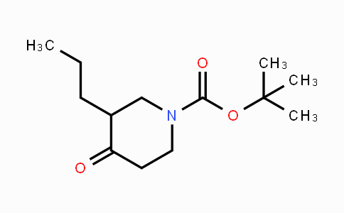 CAS No. 277298-22-3, tert-Butyl 3-propyl-4-oxopiperidine-1-carboxylate