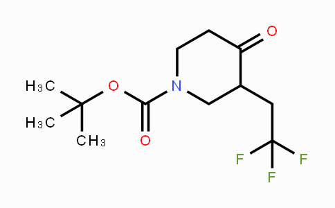 1638763-75-3 | tert-Butyl 4-oxo-3-(2,2,2-trifluoroethyl)-piperidine-1-carboxylate