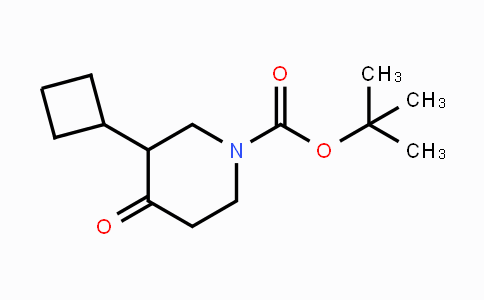 CAS No. 1425336-37-3, tert-Butyl 3-cyclobutyl-4-oxopiperidine-1-carboxylate