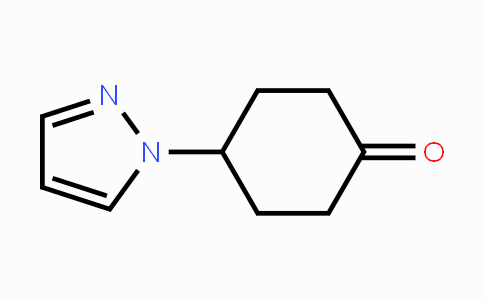 CAS No. 1425971-78-3, 4-(1H-Pyrazol-1-yl)cyclohexan-1-one