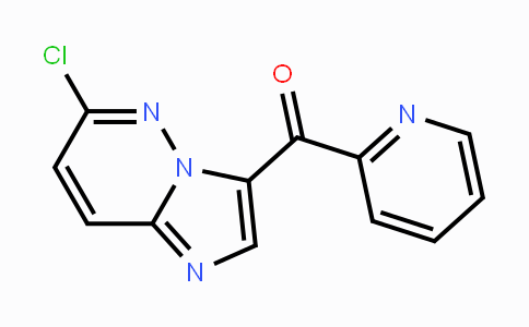 CAS No. 1992985-35-9, (6-Chloroimidazo[1,2-b]pyridazin-3-yl)(pyridin-2-yl)methanone
