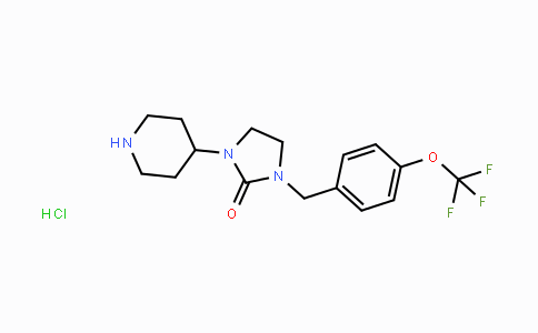 CAS No. 2206135-61-5, 1-Piperidin-4-yl-3-(4-trifluoromethoxy-benzyl)-imidazolidin-2-one hydrochloride