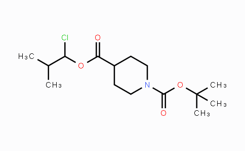 CAS No. 1987123-54-5, Piperidine-1,4-dicarboxylic acid 1-tert-butyl ester 4-(1-chloro-2-methyl-propyl) ester