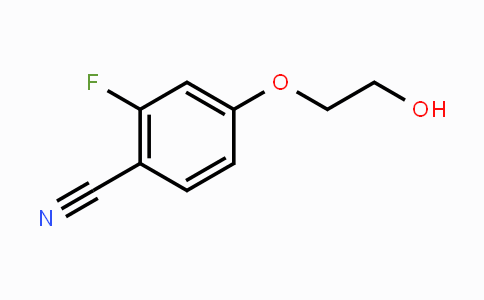 CAS No. 1448674-05-2, 2-Fluoro-4-(2-hydroxy-ethoxy)-benzonitrile
